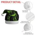 thumbnail image 4 of Fuzoiu DINOSAUR IN SPACE Print Santa Hat Christmas Hat for Adults,Santa Hats with Pompom, Unisex Xmas Holiday Hat for Christmas New Year Festive Party Supplies, 4 of 6