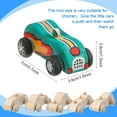 thumbnail image 2 of YIYOUZQT 12 Pieces Wood DIY Car Toys, Unfinished Wooden Cars, Crafts for Students Home Activities, Easy Woodworking and Family Time Set, Best Birthday Christmas Gift for Kids, 2 of 7