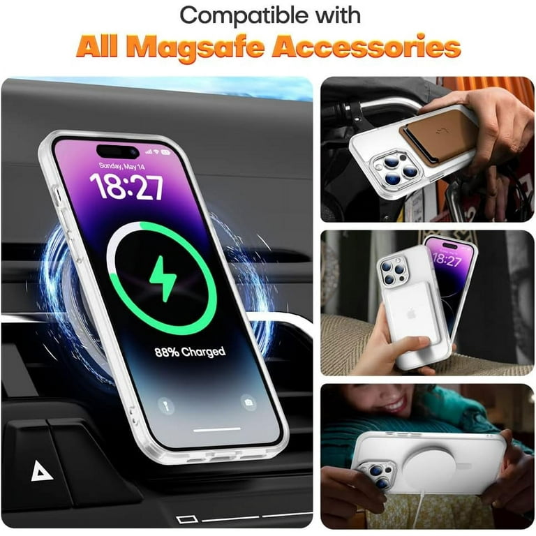 Yoedge Magnetica Trasparente Cover Per IPhone 11 Pro Max, Silicone - Foto 11