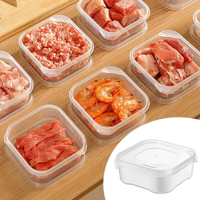 Caja Transparente Para Conservar Alimentos, Plstico Transparente, 30 X 20 X 15 Cm, Gran Capacidad, Apilable, Para Guardar Sobras, Organizar La Despensa Y Congelar Alimentos, Paquete De 1, Ukhbmc