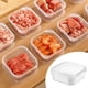 thumbnail image 1 of Contenedor transparente para alimentos con tapa | Organizador hermético de cocina para refrigerios, carne y sobras | Cajas apilables para refrigerador y despensa, 1 of 9
