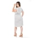 thumbnail image 3 of Vestido de rayas Roman Fashion Tallas Extras 8867X-STRP Blanco rayas 42, 3 of 5