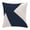 Navy/Ivory, variant on Ox Bay Ivory/Mustard Stacy Garcia Modern Glam Colorblock Handmade Decorative Indoor Throw Pillow 20" x 20"
