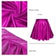 thumbnail image 3 of Falda metálica para mujer falda patinadora plisada acampanada transpirable con dobladillo fluido de cintura alta a la moda línea A para rendimiento ANGGREK Otros, 3 of 5