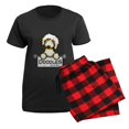 thumbnail image 5 of CafePress - Labradoodle Fan Women's Dark Pajamas - Women's Short Sleeve Print T-Shirt and Pants Dark Cotton Pajama Set, 5 of 7