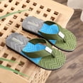 thumbnail image 4 of Quealent Adult Men Shoes Reefs Mens Flip Flops 13 Men Classical Comfortable Flip Flop Fashion Sandals Slide Sandals Flip Flops for Men Size 8 Green 9, 4 of 5