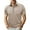 Beige, variant on Big and Tall Shirt for Men Collared Polo Blue Summer T Shirts Casual Big & Tall Pocket Mens Clothes Trendy