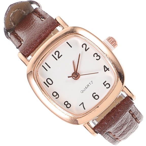 Women's Brown Quartz Watch 3994870 - Elegant Casual Timepiece with Minimalist Design Perfect for Daily Wear