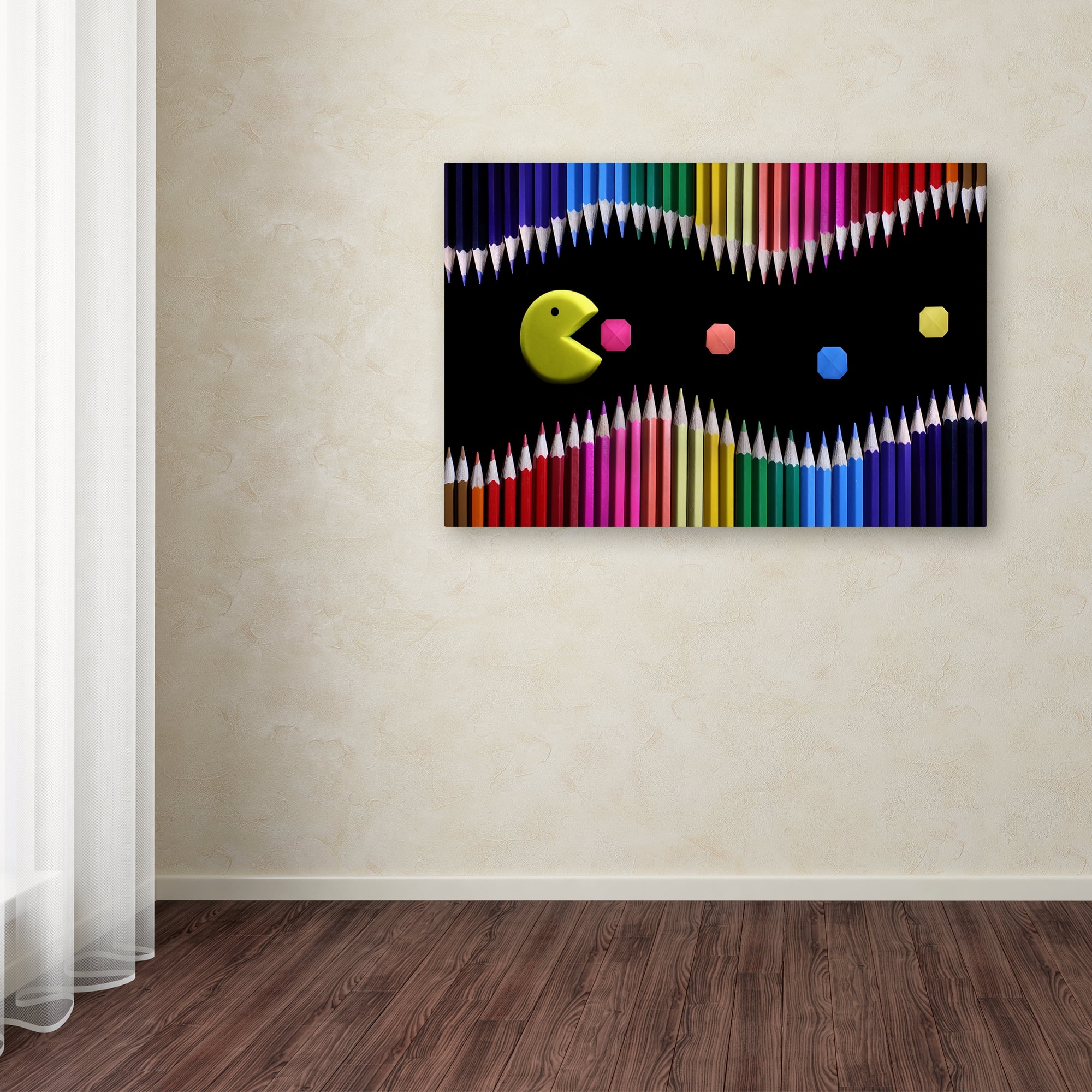 Trademark Fine Art 'Packman' Canvas Art by Victoria Ivanova