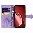 thumbnail image 3 of Funda Cartera FOXDOCK para iPhone 16 Pro Max , Flip PU con Relieve de Gatos y Perros, Tarjetero y Soporte, 3 of 6