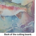 thumbnail image 3 of Rainbow Trout Glass Cutting Board Large 12 in x 15 in, 3 of 5