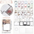 thumbnail image 2 of Plastic 7 Bags Decorative Stickers Frames 115pcs Frame Scrapbooking Stickers Waterproof Photo Frame Stickers Transparent Scrapbooking Decorative Decals for DIY Craft Album, 2 of 6