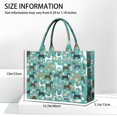 thumbnail image 3 of Large Capacity Tote Bag,Cute Pitbull Terriers Dog and Coffee Handbag Fashion Luxury Tote Bag,15.7"x13"x 5.1" Inches,Laptop Compatible, 3 of 6