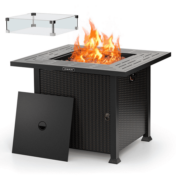 Propane Gas Fire Pit Table 50 000 Btu, How Does A Propane Fire Pit Work