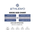 thumbnail image 4 of Athlemo Mens & Womens Ankle Loose Fit Diabetic Socks, Soft, Seamless Toe, Wide Stretchy, Non-Binding Top, 12 Pairs, 4 of 7