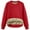 Red, variant on Annhoo Womens Sherpa Lined Sweatshirts Winter Long Sleeve Crewneck Fleece Pullover Plus Size Soft Thermal Shirts