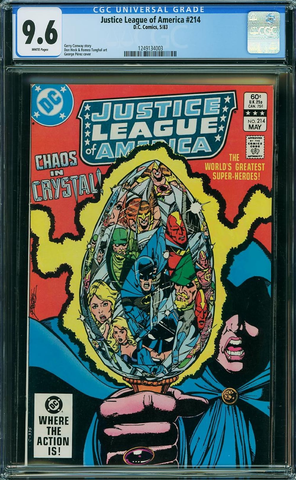 Cover of Justice League of America #214