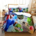 thumbnail image 1 of YingD Colorful Rainbow Microfiber Duvet Cover Bedspread 240x260 cm Adult Zipper, 1 of 5