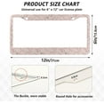 thumbnail image 3 of GZHJMY 2pcs Pink Flamingo License Plate Frame for Car Decorative Accessories Rustproof License Plate Cover with Screws for US Vehicles 12x6 Inch（447）, 3 of 7