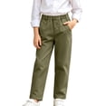 thumbnail image 2 of Nugftut Pants for Boys Relaxed Straight‑Leg Pants with Pocket Elastic Waist Classic Casual Dress Pants Sizes 9, 2 of 9