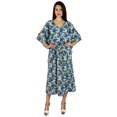 thumbnail image 5 of Bimba Women Designer Kaftan Long Maxi Drawstring Beach Coverup Caftan, 5 of 8