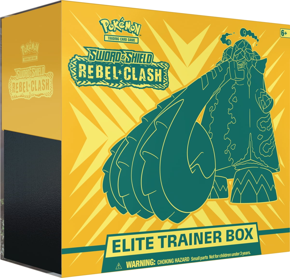Pokemon Tcg Sword Shield 2 Rebel Clash Elite Trainer Box 8 Booster Packs 45 Energy Cards 6 Dice Walmart Com Walmart Com
