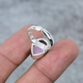 thumbnail image 4 of Pink Kunzite Gemstone Handmade 925 Sterling Silver Ring Size 8, 4 of 4