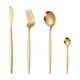 thumbnail image 2 of Aparatos de cocina, juego de cuchillo, tenedor y cuchara de acero inoxidable, cuchillo para carne occidental, cubiertos de cuatro piezas de acero inoxidable, cuchillo, tenedor y cuchara, vajilla de ho, 2 of 6