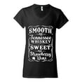 thumbnail image 2 of Wild Bobby Smooth As Tennessee Whiskey Women Standard V-Neck Tee, 2 of 6