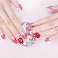 thumbnail image 5 of 24PCS False Nail Simulated Pearl Rhinestone Fake Nail for Wedding Party, 5 of 5
