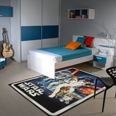 Star Wars Digital Printed Area Rug 54 X78 Walmart Com
