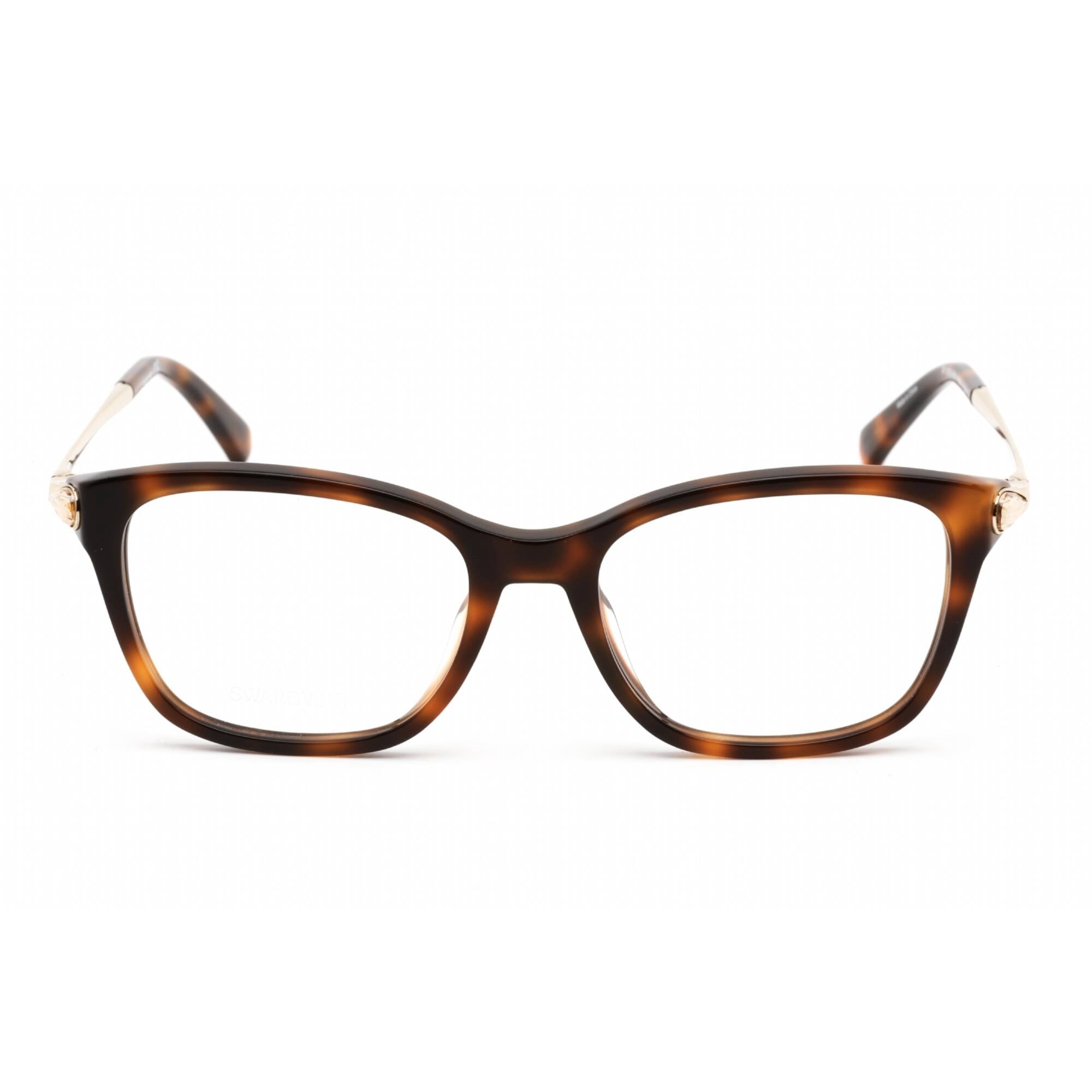 Swarovski SK5350 Womens Plastic Eyeglass Frame 052 Dark Havana 49-16 Postalcontacts.com -- Swarovski SK5350 main image 4