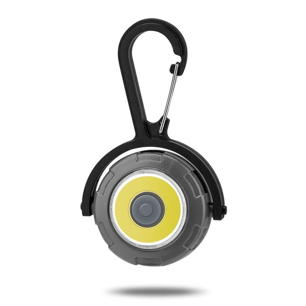 Llavero LED Llavero Ajustable 3 Modos Lámparas Potente Brillo Portátil Antorcha Antorcha Atención al aire libre Linterna Pesca Gris Sweethay OD019398-04