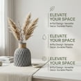 thumbnail image 4 of Unique Bargains Geometric Plastic Tall Decorative Bud Vase Grey 4.7" x 4.7" x 5.7", 4 of 7