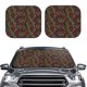 thumbnail image 2 of Balery Burgundy Peony Flowers Parasol para parabrisas de coche de 2 piezas | Parasol plegable para parabrisas delantero de coche para la mayoría de sedanes-Medium, 2 of 6