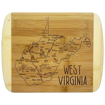 

Totally Bamboo West Virginia Slice of Life Cutting Board