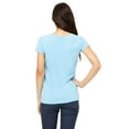 thumbnail image 3 of Bella + Canvas Ladies' Jersey Short-Sleeve V-Neck T-Shirt - B6005, 3 of 4