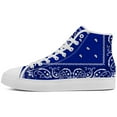 thumbnail image 3 of Aidianart Womens Paisley High Top Shoes High Top Canvas Sneakers Size 11, 3 of 5