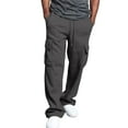 thumbnail image 5 of Men's Cargo Pants - Loose-fitting, heavy cotton overalls with adjustable ankle drawstrings, 5 of 9