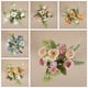 thumbnail image 1 of Ramo de flores artificiales | Flores de imitación para decoración del hogar Centro de mesa de mano para bodas | Arreglo floral decorativo vibrante de estilo real | 28,5 cm de longitud | 1 paquete, 1 of 8