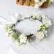 thumbnail image 2 of Diadema con corona de flores con cinta ajustable para mujeres y niñas, accesorios para el cabello, 2 of 4