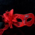thumbnail image 1 of Lace Masquerade Mask Carnival Party Eye Mask with flowers for Halloween, 1 of 1
