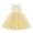 Yellow, variant on Povozer Toddler Baby Girls Tutu Sleeveless Dress Princess Birthday Sundress(Pink,2-3Y)