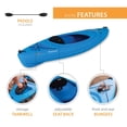 thumbnail image 4 of Lifetime Pacer 80 Kayak (Paddle Included) - Dragonfly Blue - 91112, 4 of 7