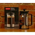 thumbnail image 6 of BODUM 34 oz Kenya French Press Coffee Maker, Stainless Steel, New, 6 of 7