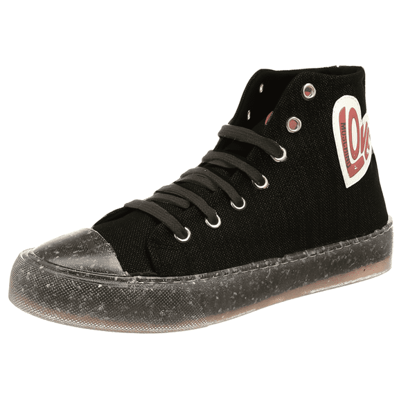 Love Moschino Women's Gymnastics Trainers, Black
