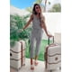 thumbnail image 2 of Conjunto Deportivo PRETTYGARDEN para Mujer sin Mangas con Cuello Redondo Gris M, 2 of 5