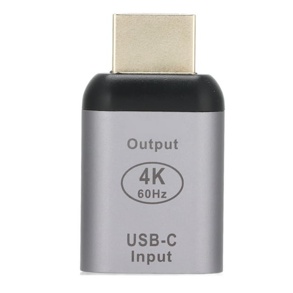 Type C To HD Output Converter, Type C To HD Output Adapter 60HZ Plug And Play Mini Size For Monitors Type C Female To HD Multimedia Interface Male(JD0760)