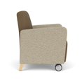 thumbnail image 4 of Lesro Ravenna Lounge Reception Guest Chair in Brown, 4 of 5
