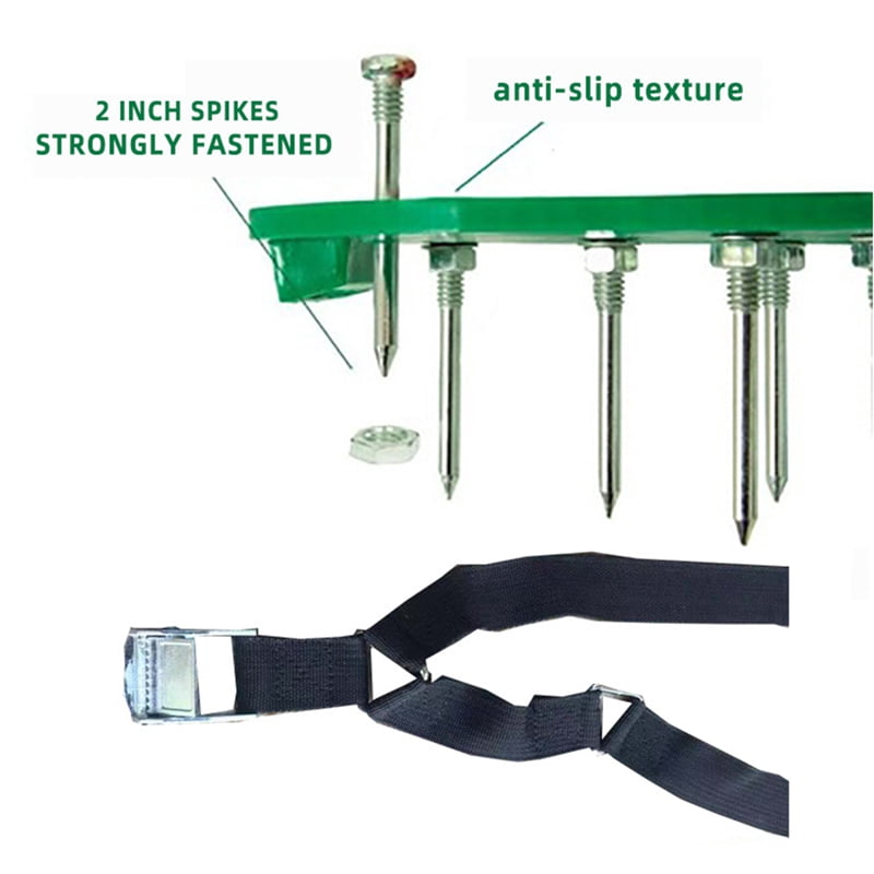 Garden Grass Scarifying Shoes Lawn Spikes Scarifying Shoes Self-Leveling Epoxy Tools Lawn Punch Shoes
